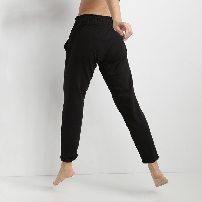 Dievčenské juniorské tepláky JOGGING D0C8P Black - DIM 32/34 černá