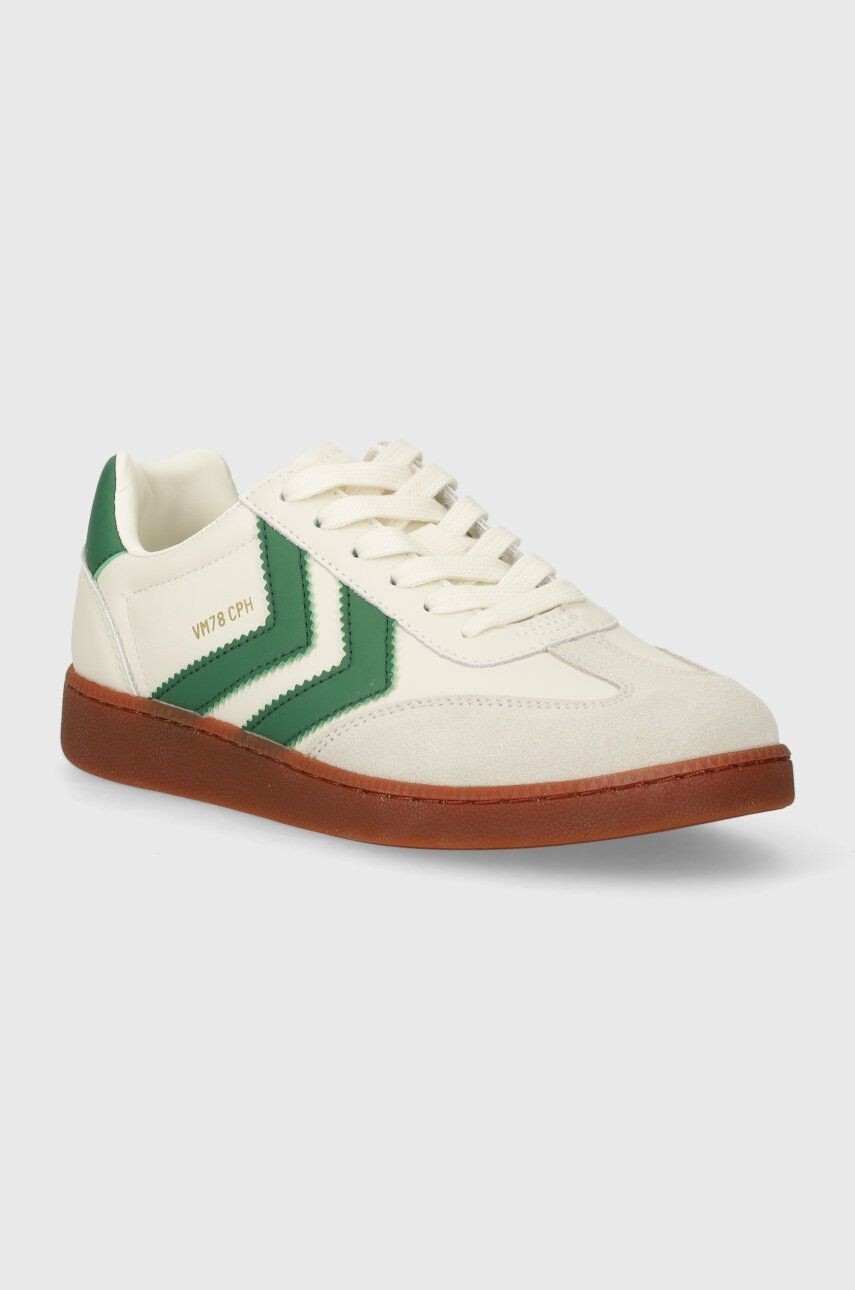 Kožené tenisky Hummel VM78 CPH ML biela farba, 224160