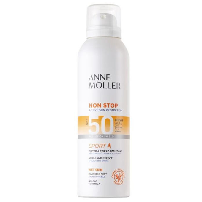 Anne Möller Telová hmla na opaľovanie SPF 50 Non Stop (Invisible Body Mist) 150 ml