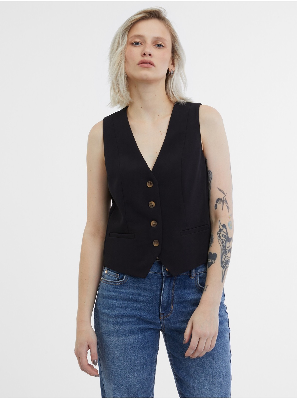 Čierna dámska vesta ORSAY