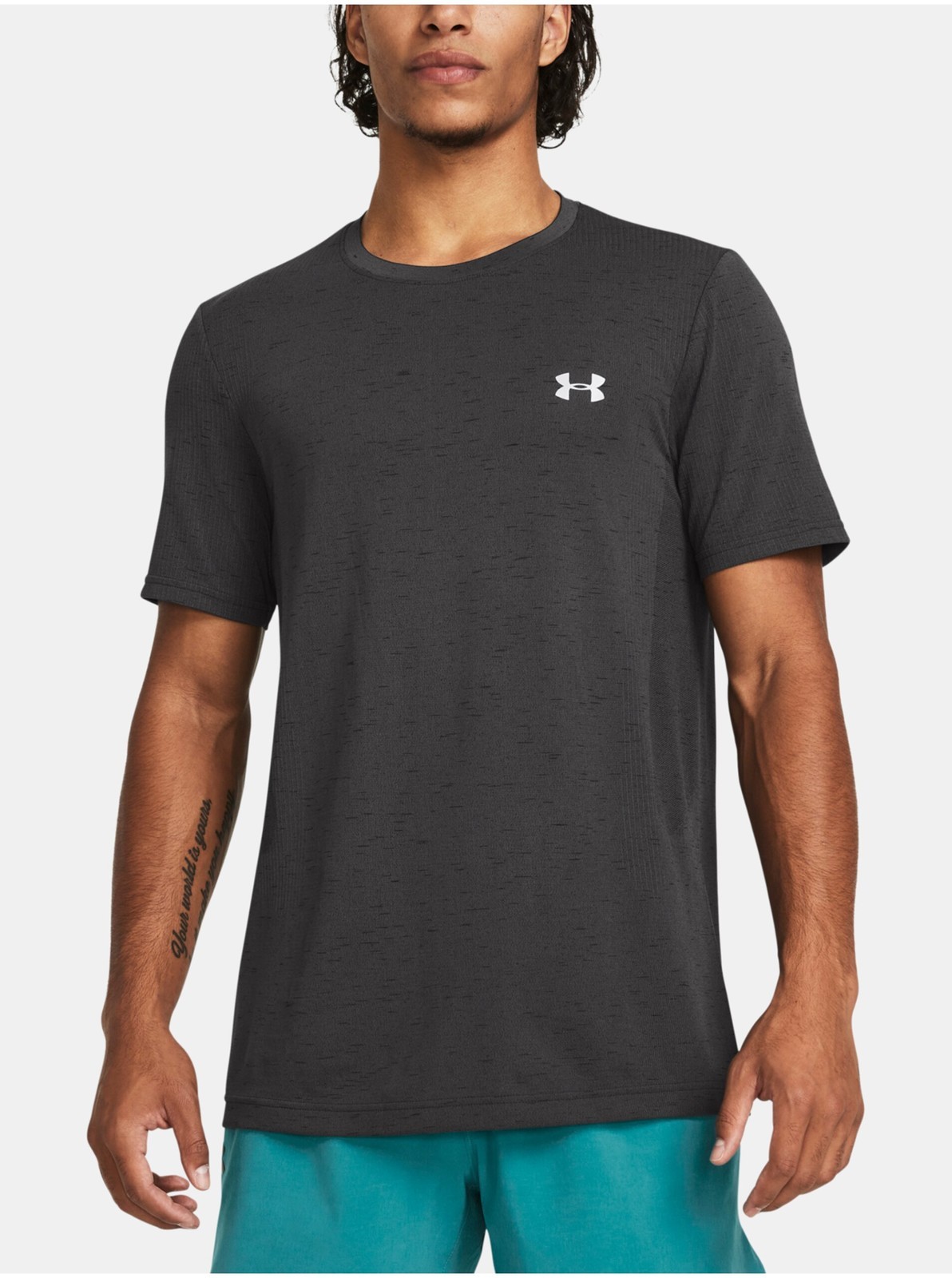 Tmavosivé športové tričko Under Armour Vanish Seamless SS