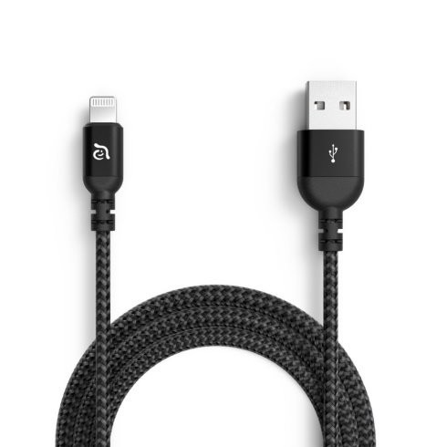 Adam Elements kábel PeAk III 200B USB na Lightning 2m, black AEACBAD3AL200BBK