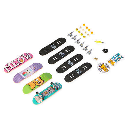 TECH DECK FINGERBOARD ŠTVORBALENIE MEOW