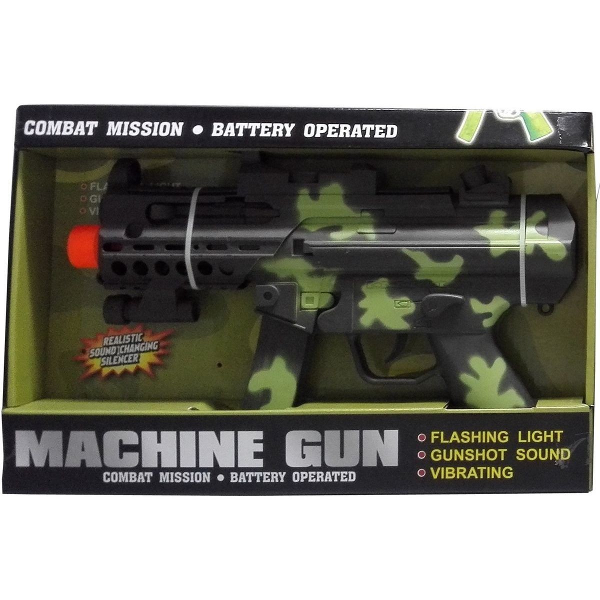 Alltoys Samopal so svetlom a zvukmi hnědý