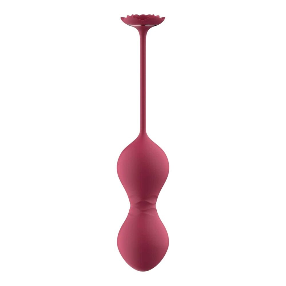 Raytech Rose - Rechargeable, Waterproof Geisha Ball (Red)