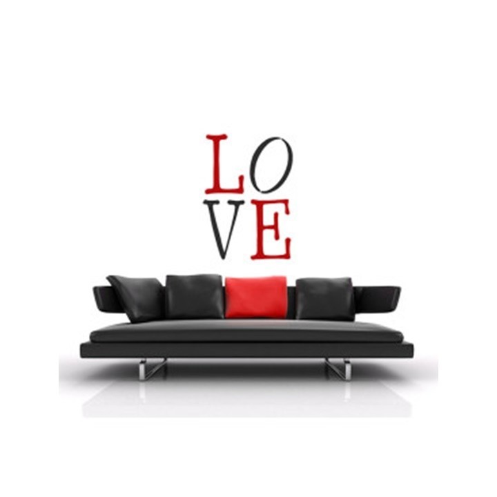 Šablóna XXL LOVE 4-dielna 70x100 cm