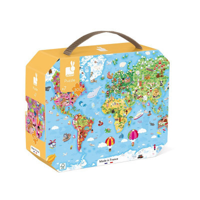 Puzzle - Mapa sveta - 300 ks