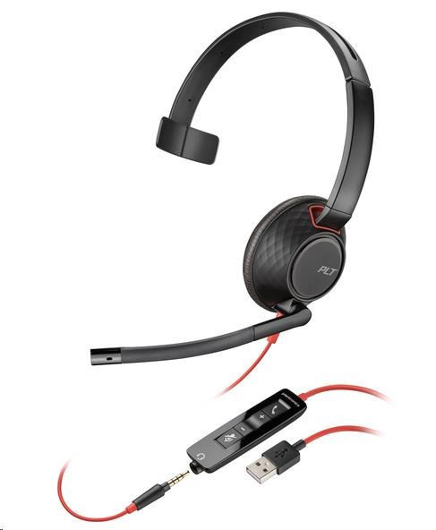 Poly Blackwire 5210 náhlavná súprava, 3.5 mm jack, USB-A, mono