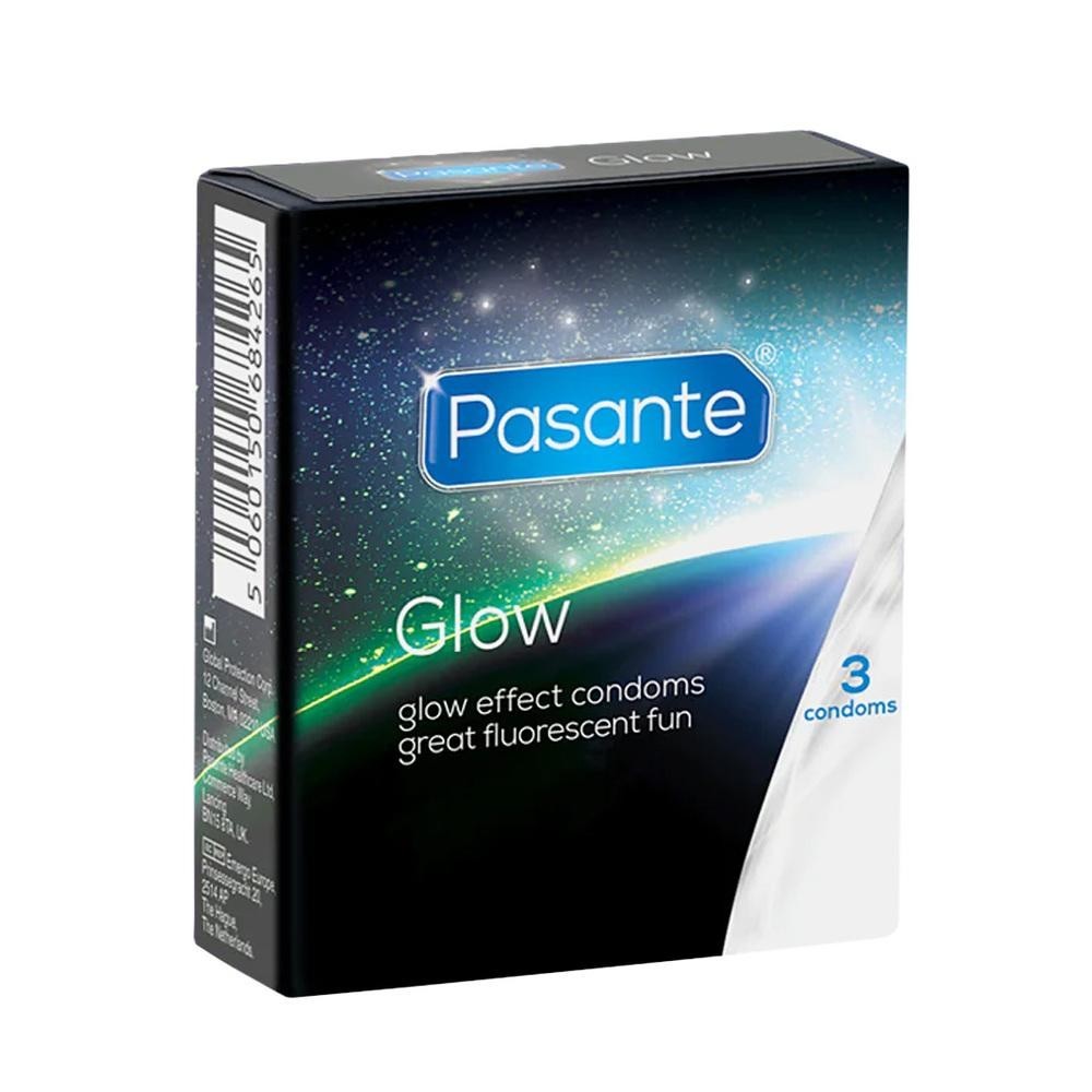 Pasante kondomy Glow 3 ks