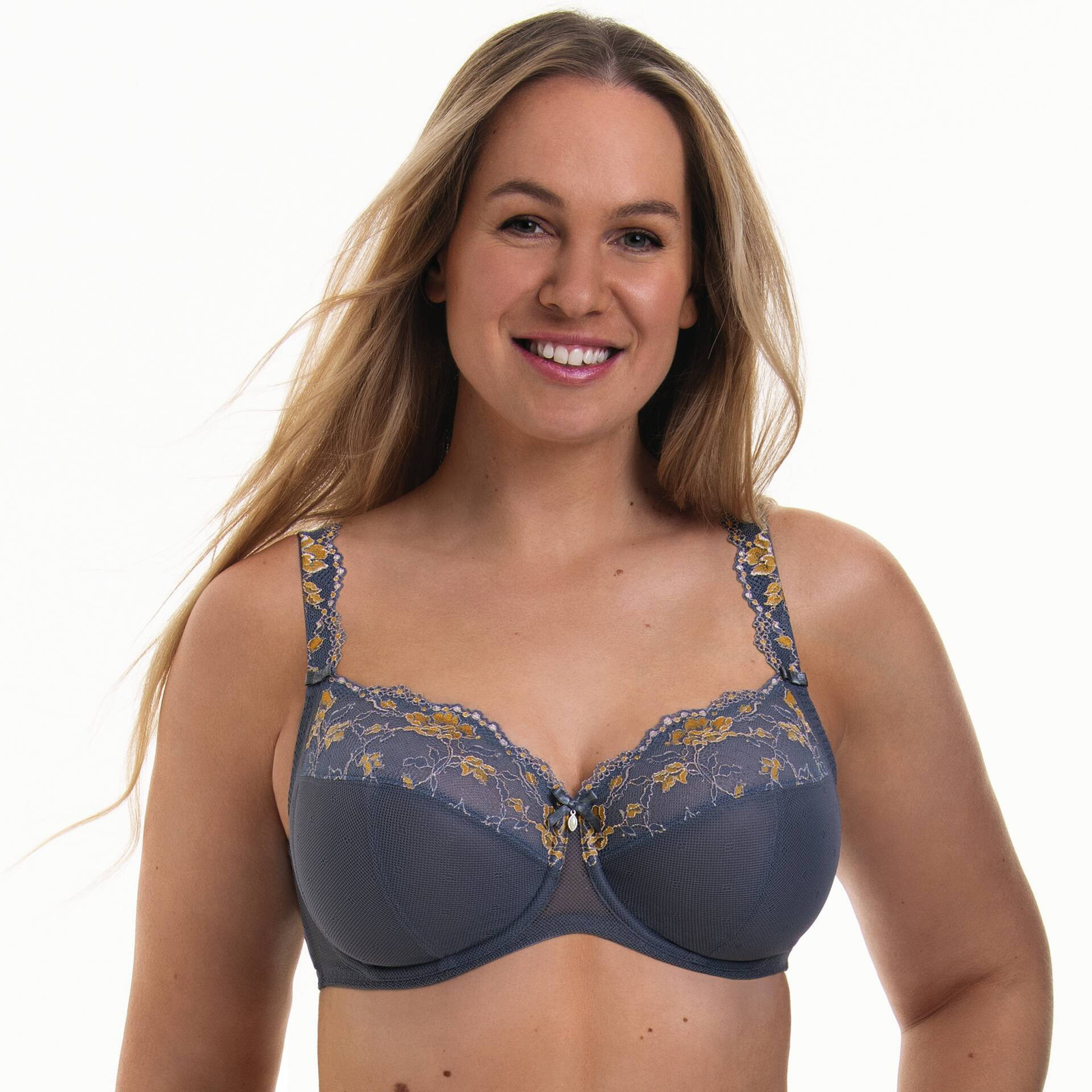 Podprsenka s kosticami Colette Full Cup 5249 sky grey - RosaFaia 469 sky grey 70F
