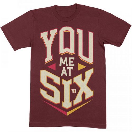 You Me At Six - Tričko Cube - Muž, Unisex, Červená, XXL