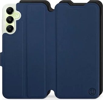 Mobiwear Soft Touch flip knižkové pre Samsung Galaxy A05s – Modré & Čierne