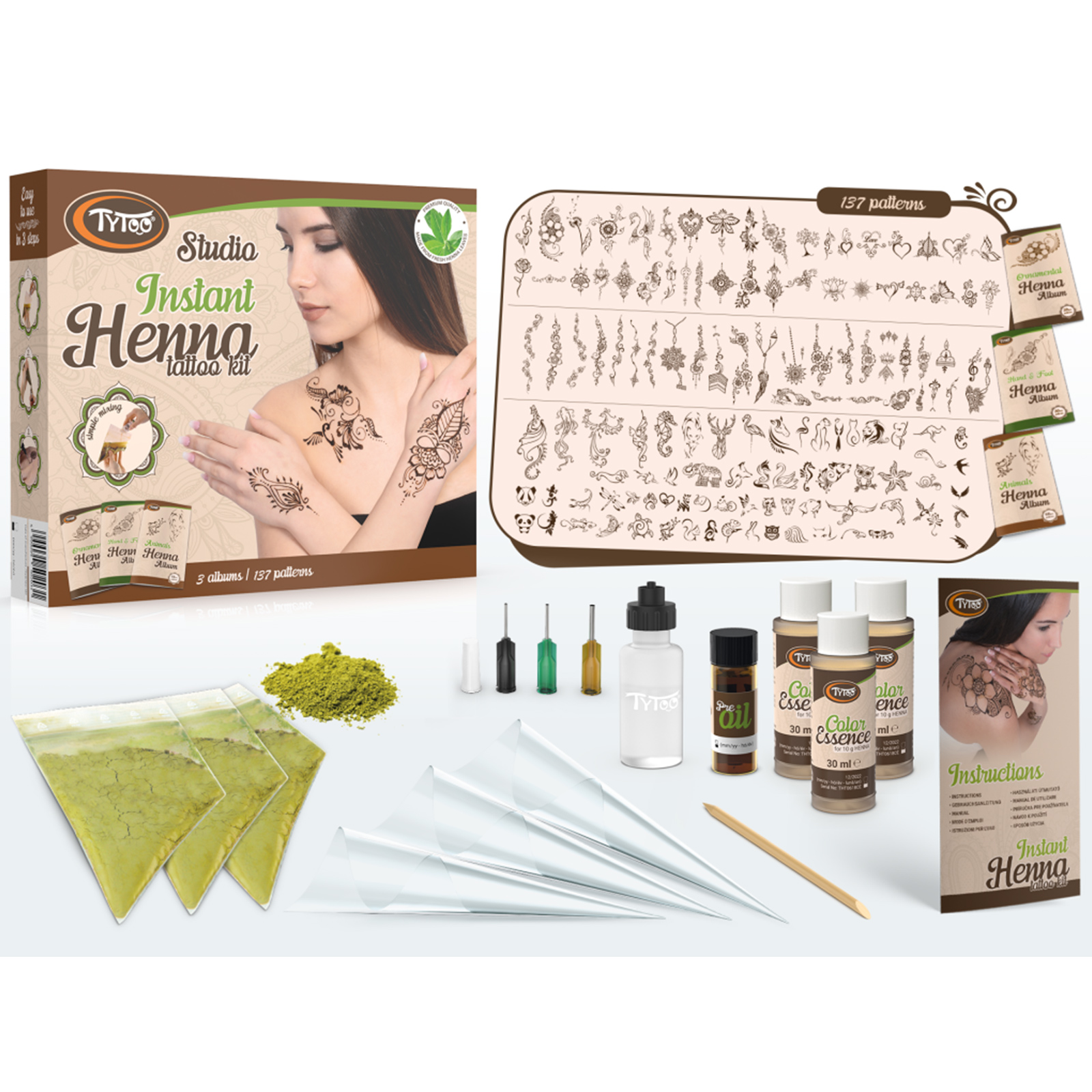 TyToo Instantná Henna Studio - 133 vozorov