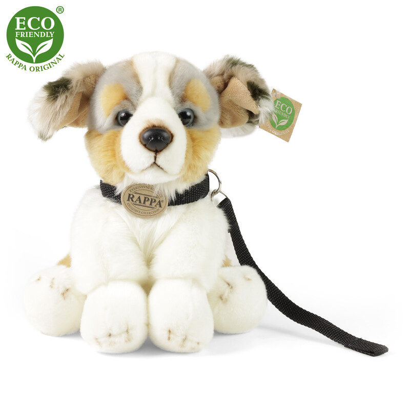 RAPPA - Plyšový pes austrálsky ovčiak s vodítkom 28 cm ECO-FRIENDLY