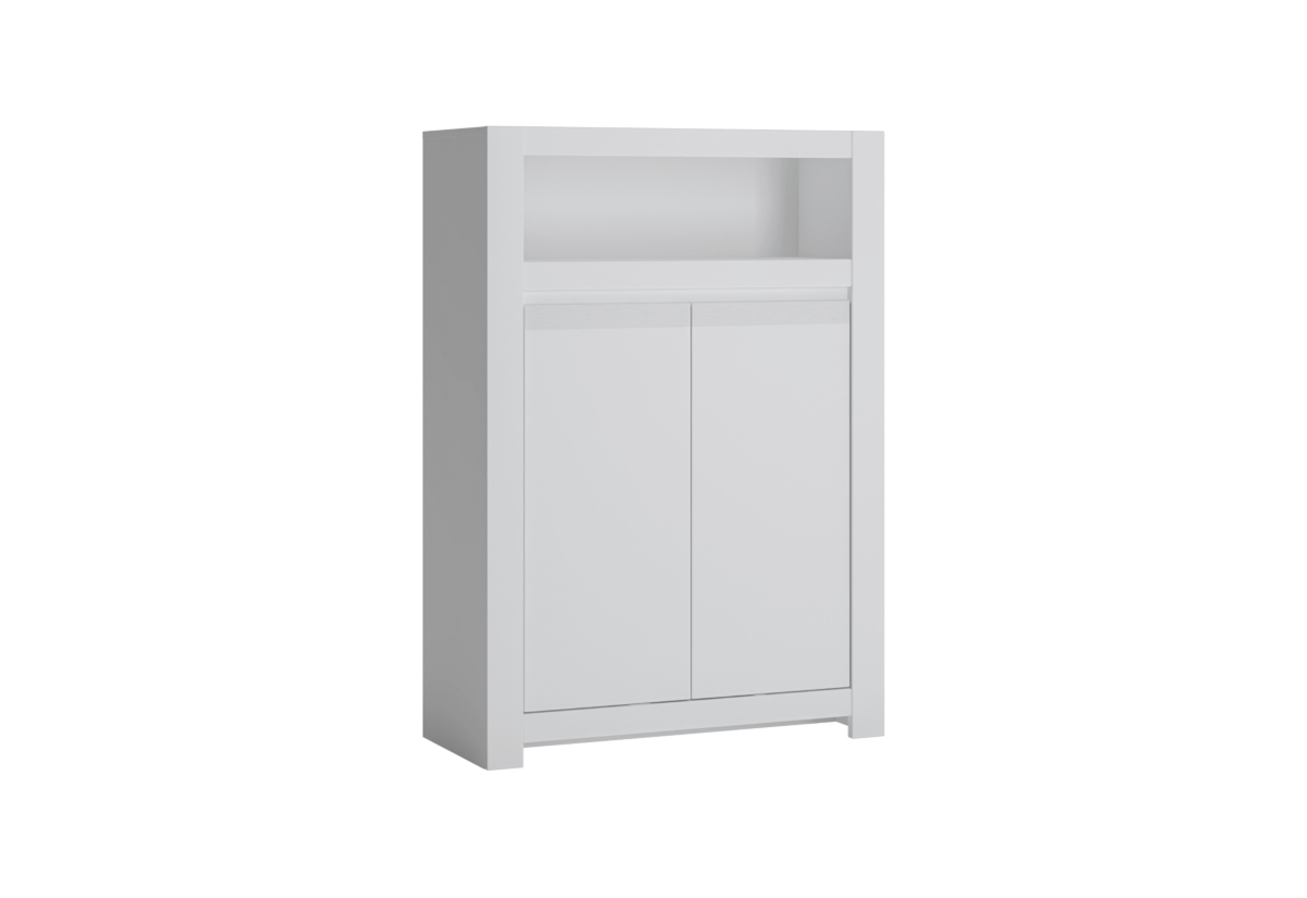 Expedo Komoda MANOL, 92x133x42,2, alpská biela/biela supermat