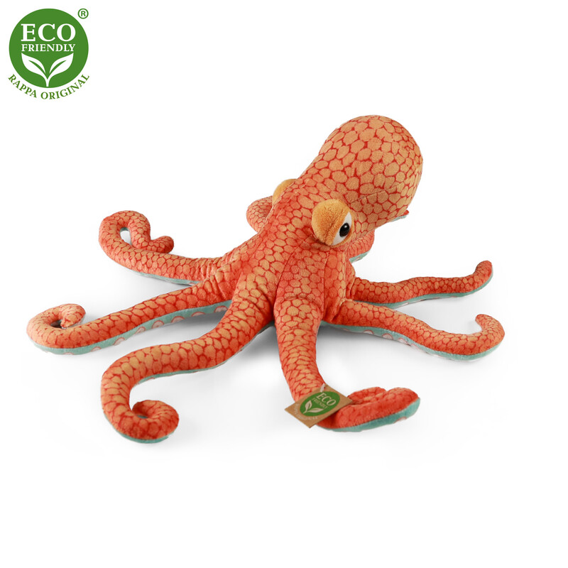 RAPPA - Plyšová chobotnica 36 cm ECO-FRIENDLY