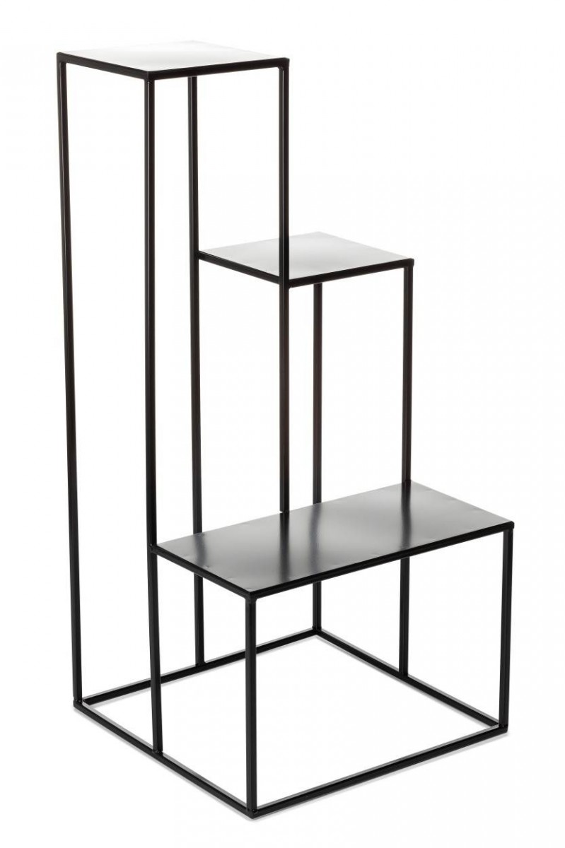 Stojan na květiny LOFT 85 cm černý