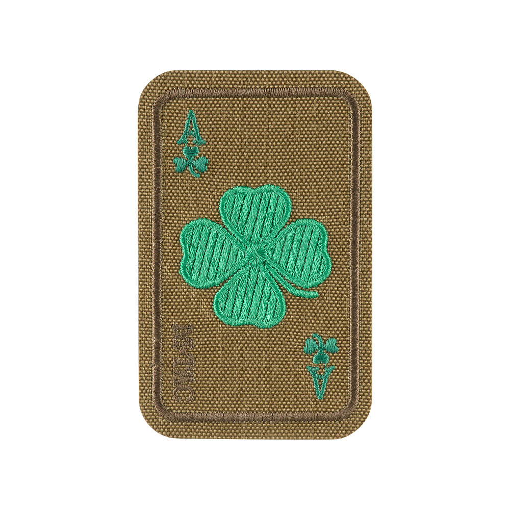 Nášivka M-Tac Lucky Card - coyote