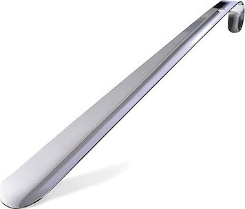 Verk 01850 Obúvacia lyžica, kovová, 52 cm, strieborná