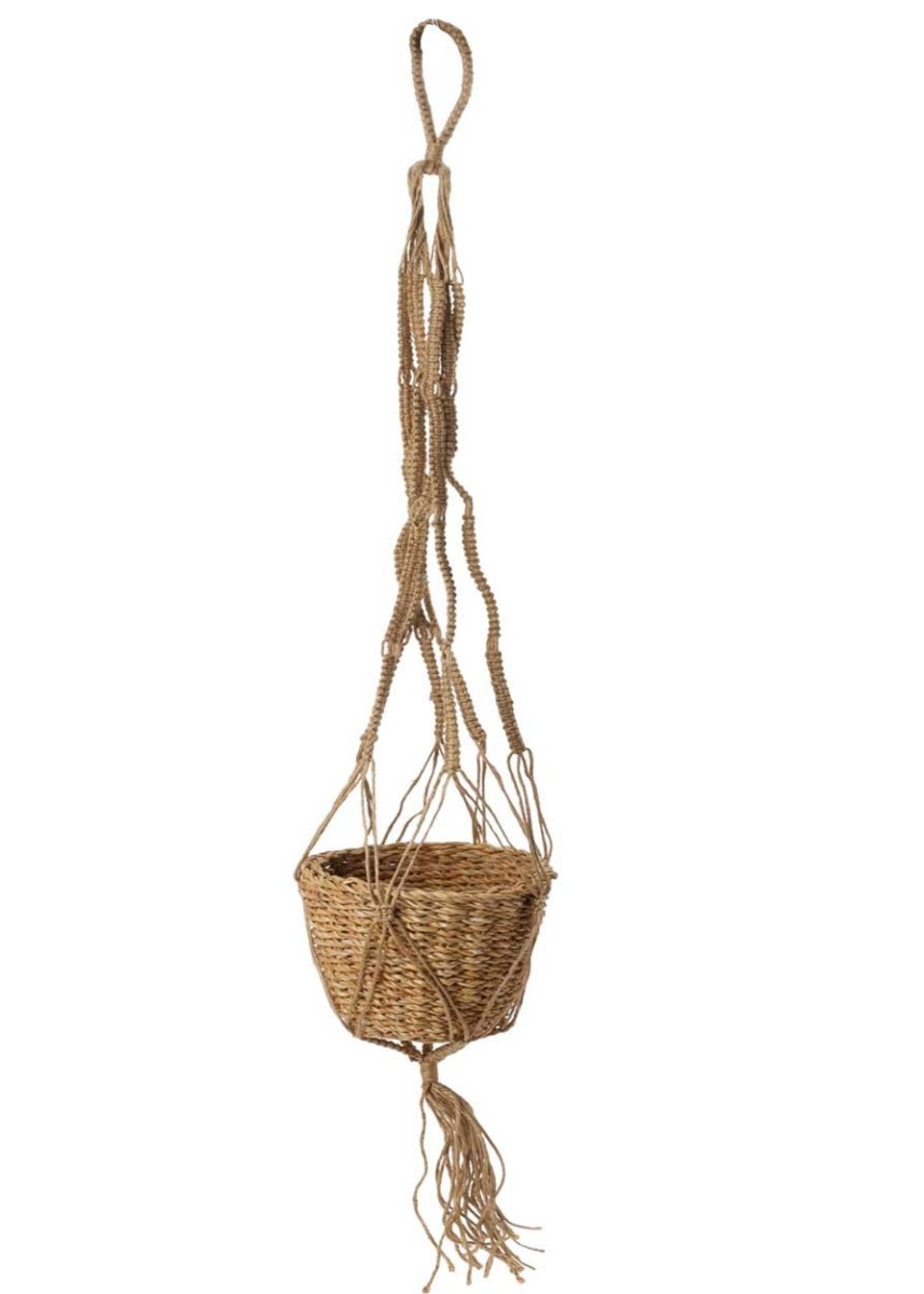 Závěsný květináč MAK BOHO S hnědý