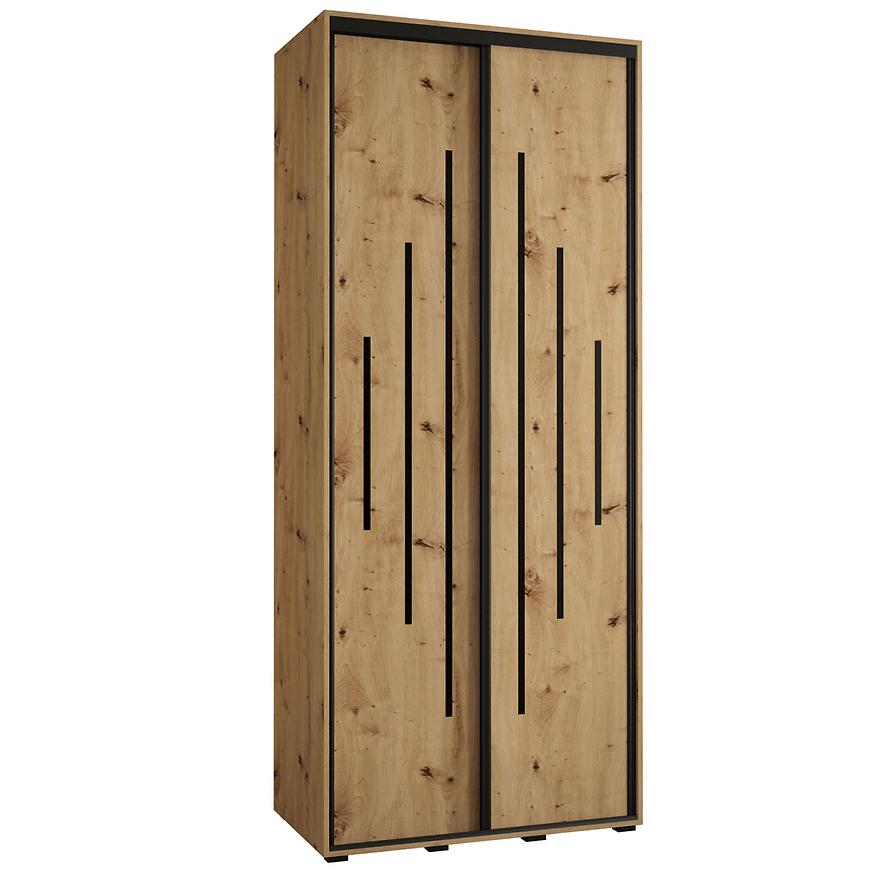 Skriňa 45 Canaris 12 110 artisan/čierna