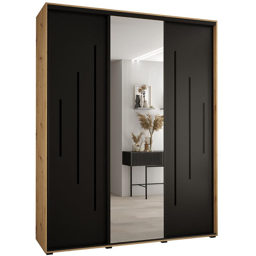 Skriňa 45 Canaris 13 190 artisan/čierna/čierna