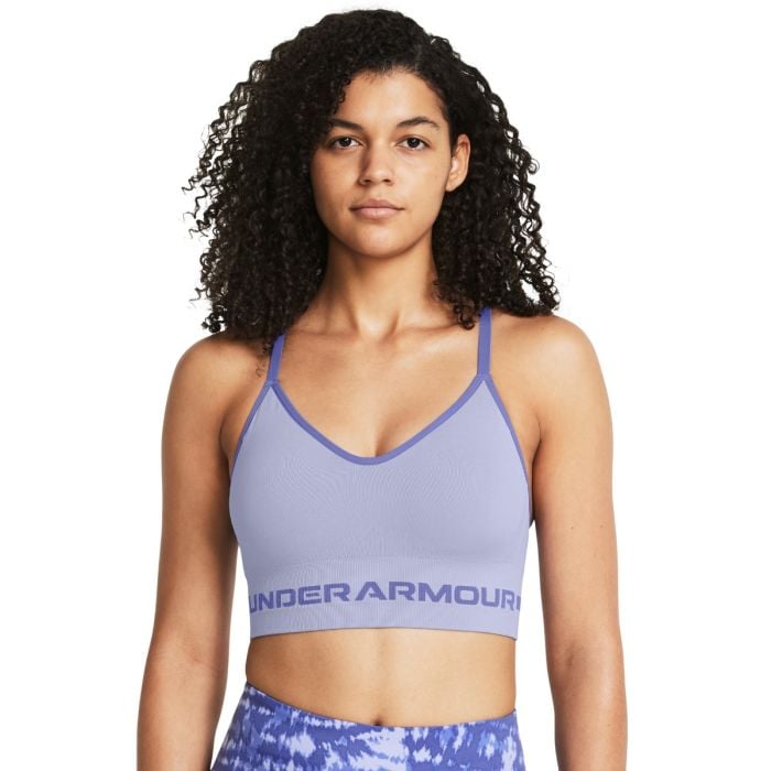 Under Armour Podprsenka Seamless Low Long Bra Purple  LL