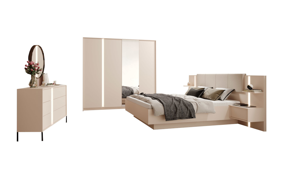 Expedo Spálňová zostava DALEN, béžová
