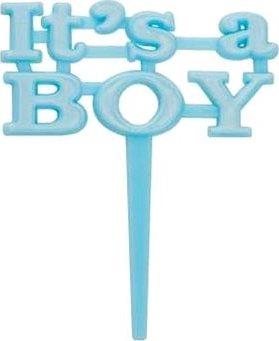Zapichovadlá do cupcaku, 8 ks – baby shower „it's a boy