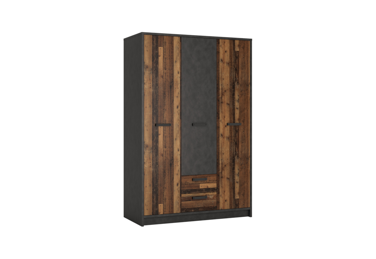 Expedo Šatníková skriňa NUBUS 2, 128x196x60, matera/old style