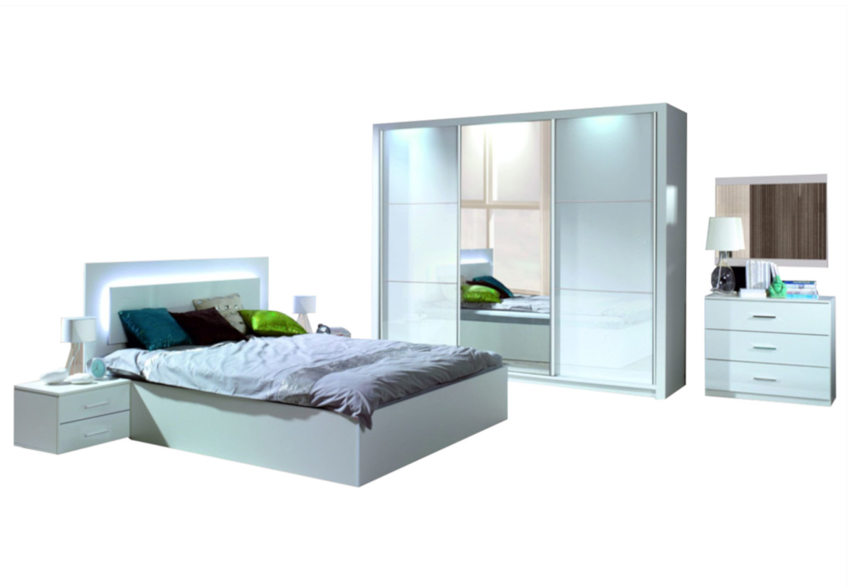 Expedo Spálňová zostava SILENA, biela