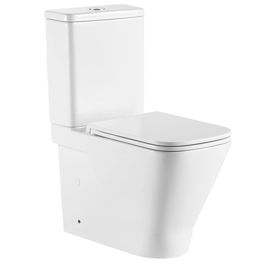 Wc Kombi univerzálne bez goliera Set s doskou volne padajúca
