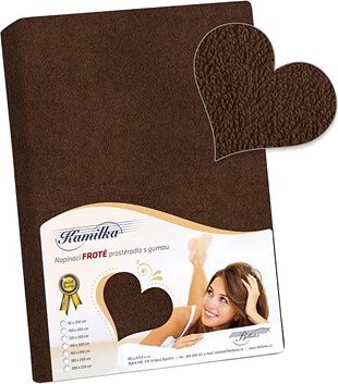 Bellatex Froté – 120 × 200 cm – tmavohnedá