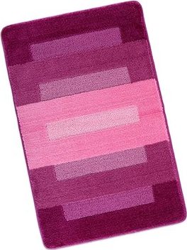 BELLATEX Bany 60 × 100 cm obdĺžniky ružovo-vínové