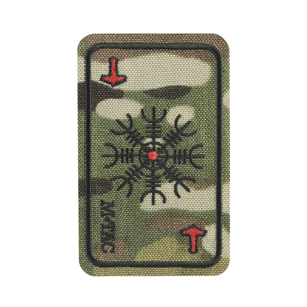 Nášivka M-Tac Card Helmet of Horror - multicam