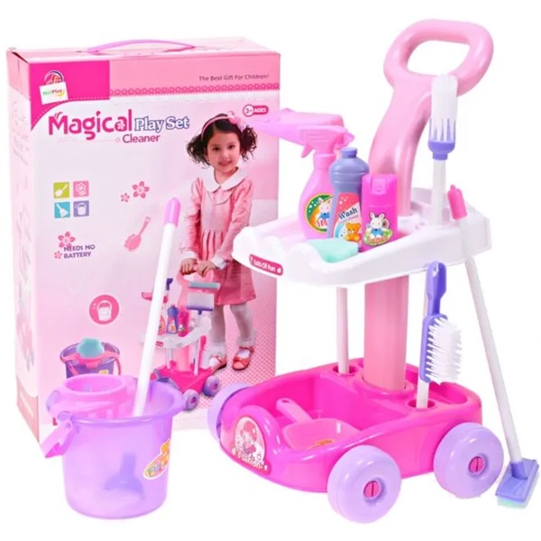 Pojazdná detská upratovacia súprava