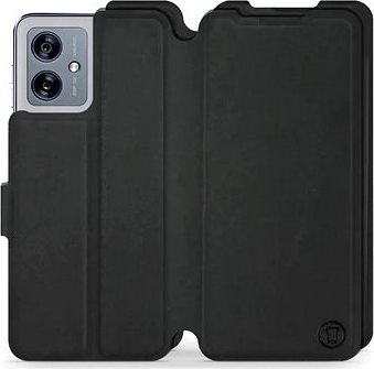 Mobiwear Soft Touch flip pro Motorola Moto G54 5G / Moto G54 5G Power Edition - Černé