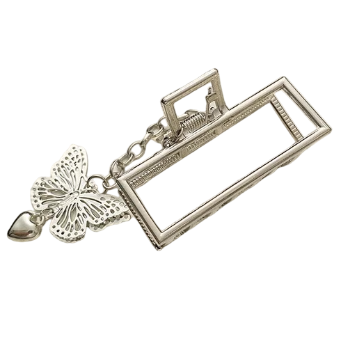 Štipec do vlasov Butterfly-Strieborná/Typ5 KP30636