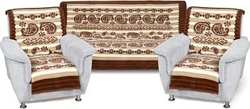 Bellatex Karmela PLUS 2 + 1 – 150 × 200 cm + 2× 65 × 150 cm – béžový kašmír