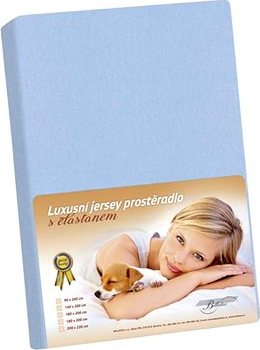 Bellatex Jersey s elastanom – 120 × 200 cm – modrá