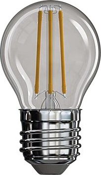 EMOS LED žiarovka Filament Mini Globe 3,4 W E27 neutrálna biela