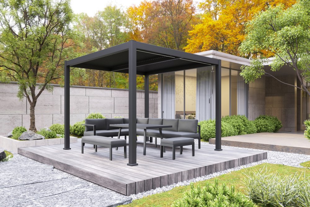 Bioklimatická pergola 3x3 m BERMEO HomeGarden