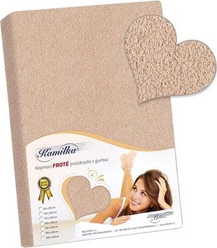 Bellatex Froté – 100 × 200 cm – béžová