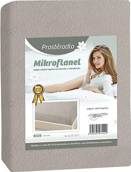 Bellatex Mikroflanel – 90 × 200 cm – svetlosivá