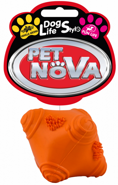 Petnova hračka pre psa RUB-CRAZZYBALL S oranžová