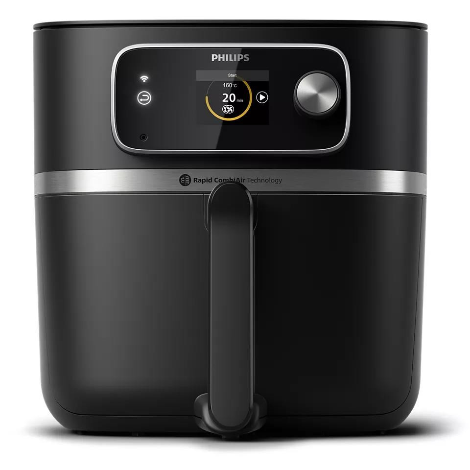 Philips 7000 Series Airfryer Combi XXL Connected HD9880/90 teplovzdušná fritéza, 2200 W, Wi-Fi, automatické programy