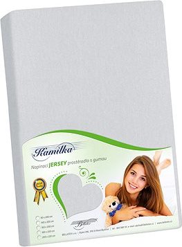 Bellatex Jersey – 90 × 200 cm – svetlosivá