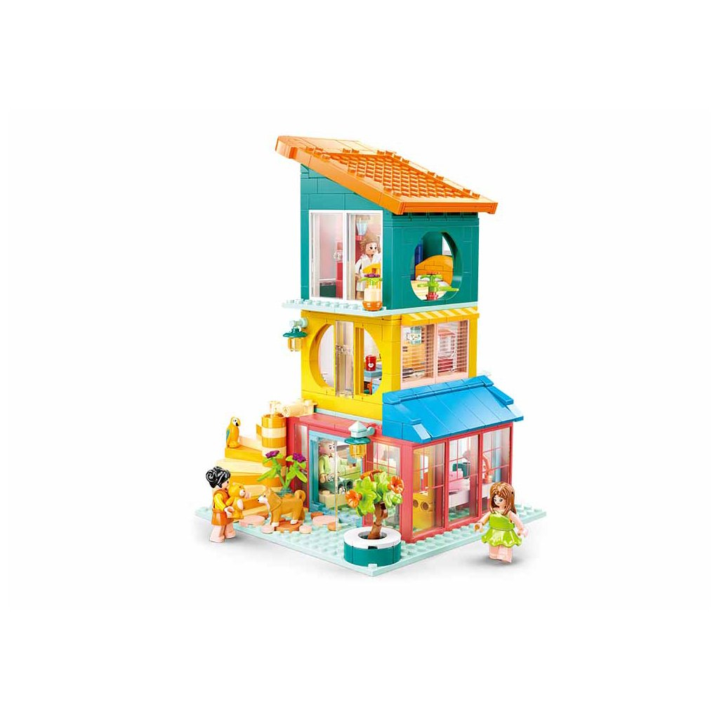 Stavebnica Sluban Girls Dream Trojposchodový domček M38-B1090