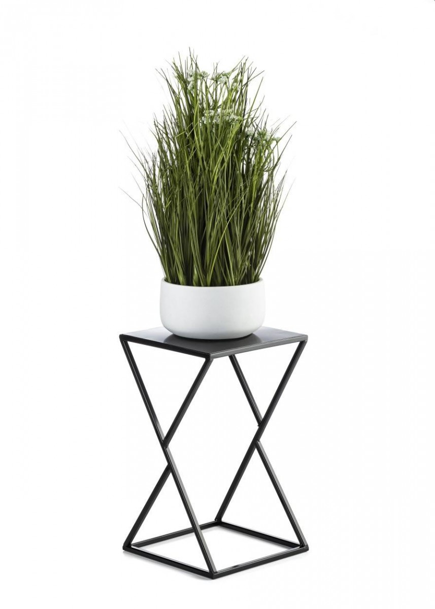Stojan na květiny LOFT II 40 cm černý