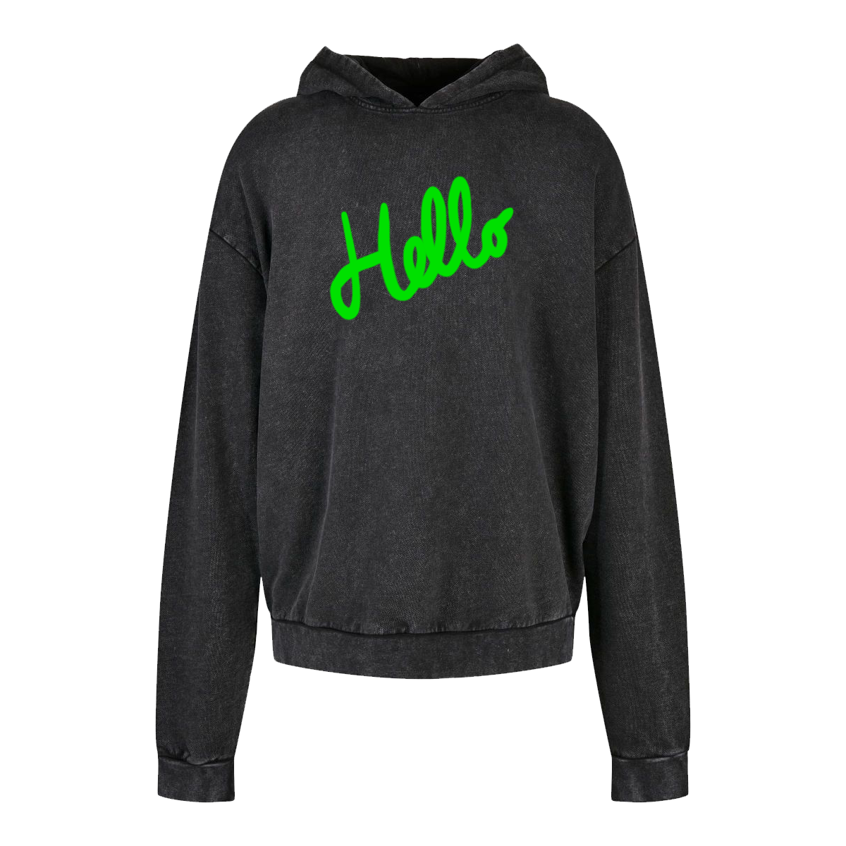Nerieš mikina Green Hello Premium Hoodie Čierna XS